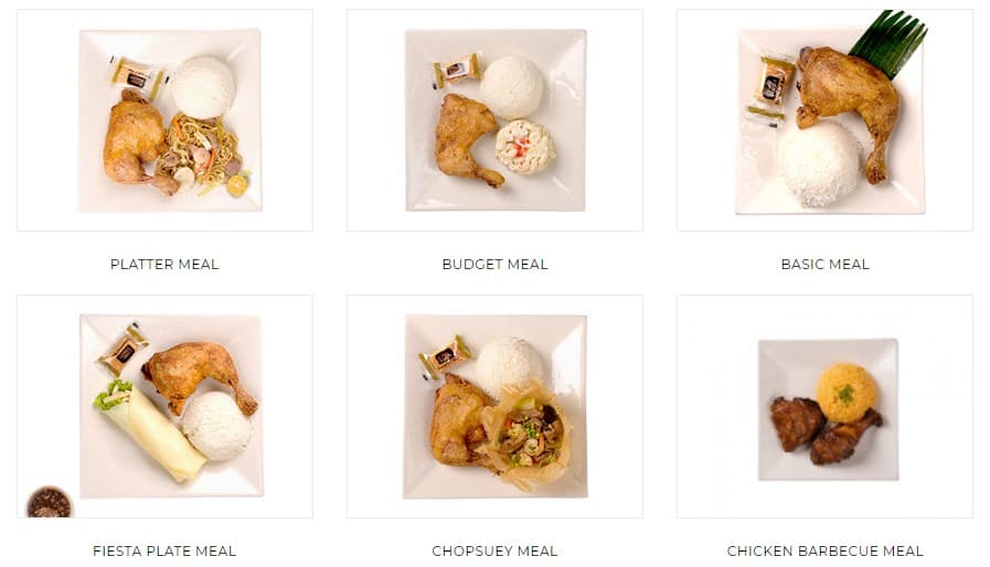 Sample Of Max's Menu In The Philippines